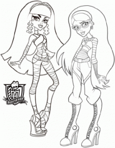 Cleo de Nile y Ghoulia Yelps de Monster High